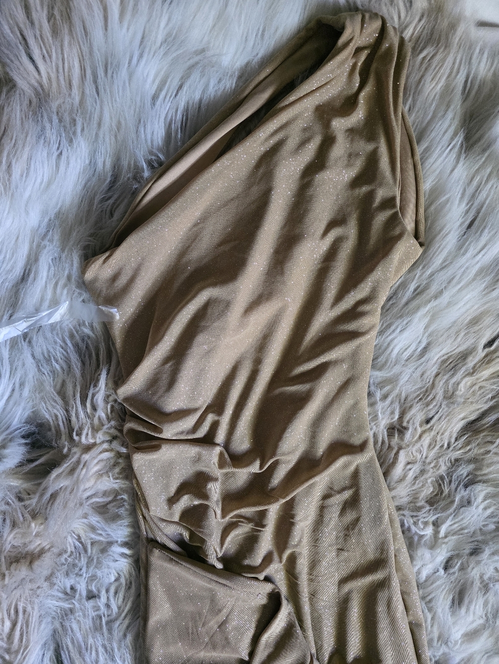 Babyboo Genevieve Maxi Dress-Gold Sparkle - Picture 5 of 8